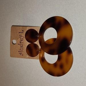 New Resin Tortoise Earrings
